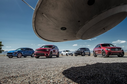 Testing the Jeep Grand Cherokee Trackhawk and 4 Other Super SUVs Near Area 51!