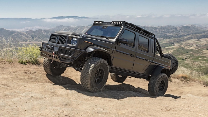 G-Wagen Truck? Yup—Driving This Custom Mercedes-AMG G63 Pickup Is Wild