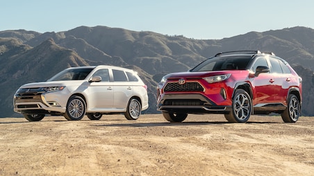 2021 Mitsubishi Outlander PHEV vs. Toyota RAV4 Prime: Plug-In the EV Gap