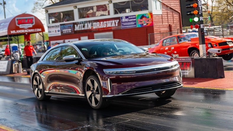 We Entered a 1,050-HP EV in a Drag Race and Things Did Not Go as Planned