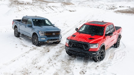 2023 Ford F-150 Tremor vs. Ram 1500 Rebel G/T Comparison Test: A Dirty Good Time