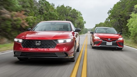 2023 Honda Accord Hybrid vs. Toyota Camry Hybrid: Is One of These an SUV Killer?