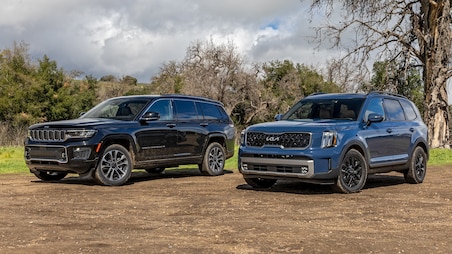 2023 Kia Telluride X-Pro vs. Jeep Grand Cherokee L 4x4: Which 3-Row SUV Is More Dirt-Ready?