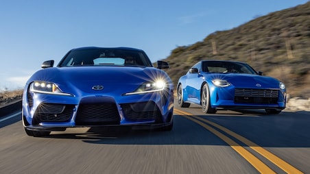 2023 Toyota GR Supra Manual vs. Nissan Z Manual: Greatest Hits