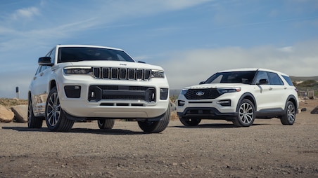2023 Jeep Grand Cherokee L vs Ford Explorer: All-American 3-Row SUVs Compared